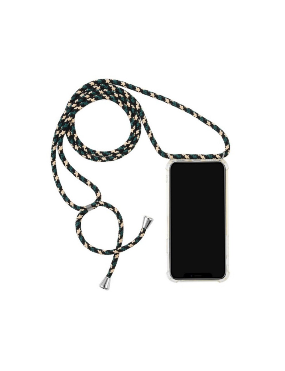 Funda Transparente con Cordón Colores iPhone 7 / 8 / SE 2020