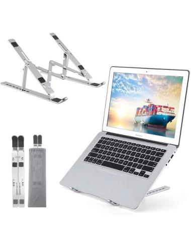 Soporte Ajustable para Portátil/Tablet de Aluminio 7 Posiciones