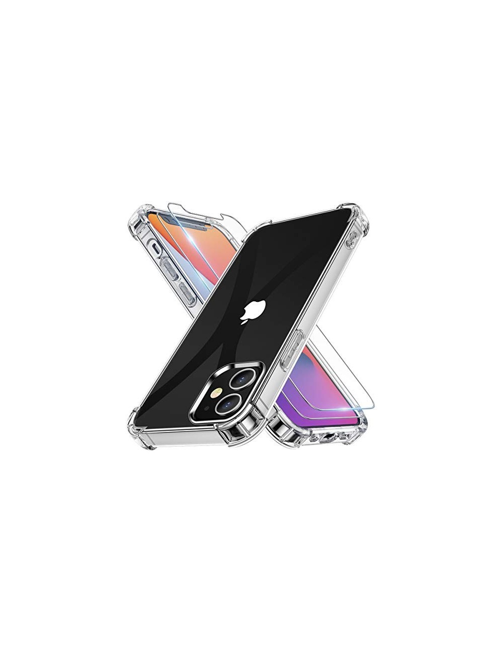 Funda Transparente Protectora AntiGolpe Iphone 12 Mini Funda Transparente Protectora AntiGolpe Iphone 12 Mini