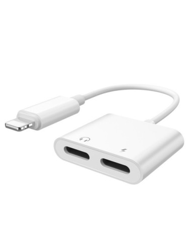Adaptador Audio y Carga Para Iphone