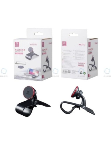 Soporte Imán Coche Para Salpicadero Negro