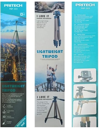 Trípode Pritech 360 Rotación