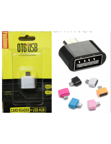 Adaptador USB A Micro USB Blanco