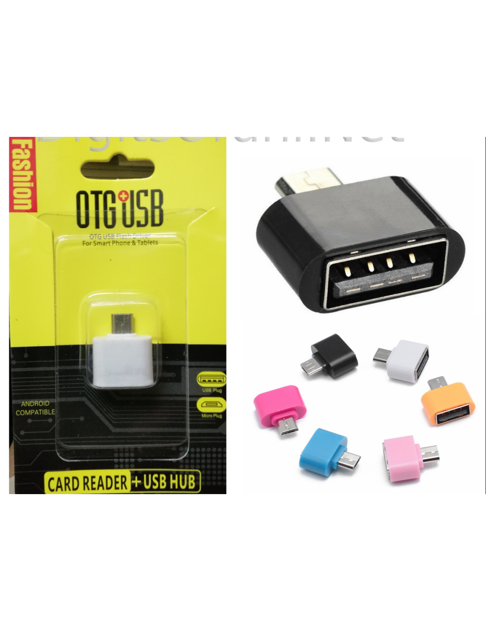 Adaptador USB A Micro USB Blanco Adaptador USB A Micro USB Blanco