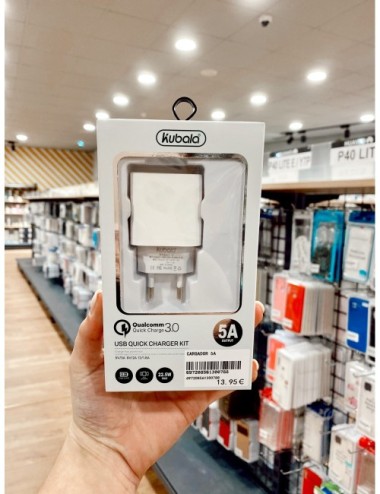 Cargador De Pared Blanco 5A V5