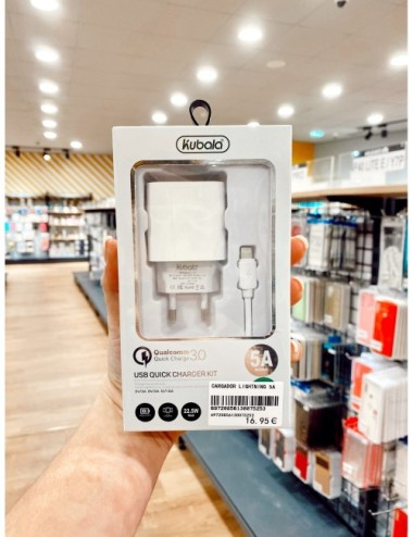 Cargador Lightning Blanco 5A V5M
