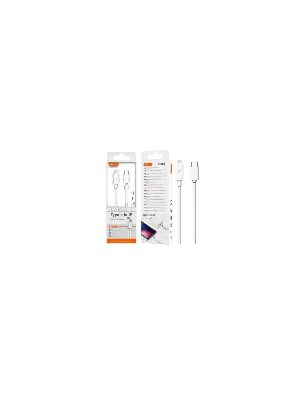 Cable Tipo C A Iphone BT950 Cable Tipo C A Iphone BT950