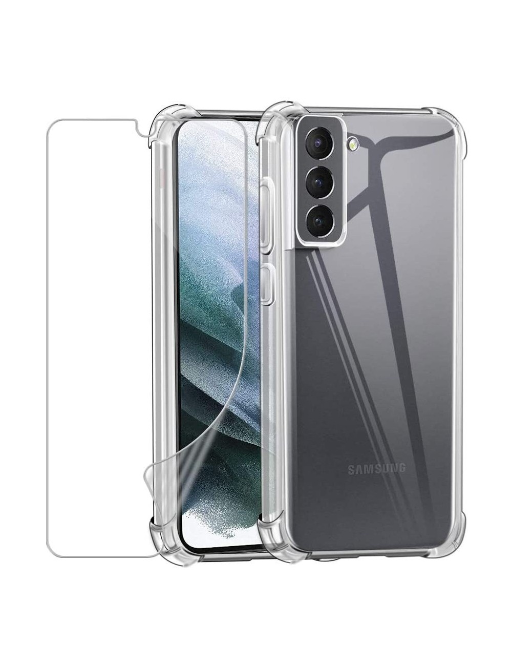 Funda Transparente Safetr Samsung S21 Ultra Funda Transparente Safetr Samsung S21 Ultra