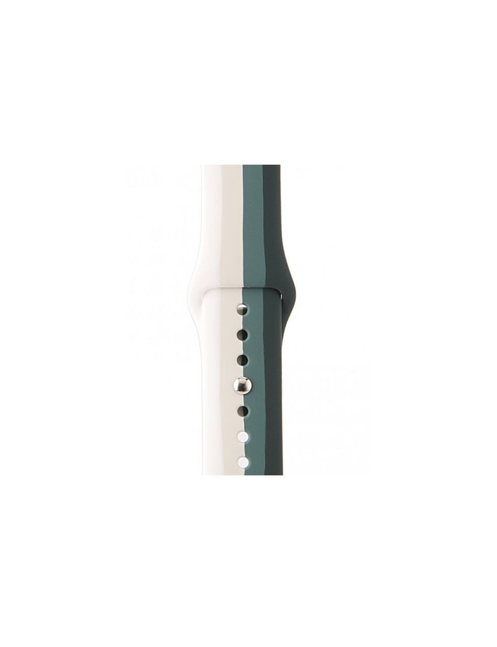 Correa Deportiva Apple Watch 38mm / 40mm - Multicolor Blanco/Beis/Verde Militar Correa Deportiva Apple Watch 38mm / 40mm - Multicolor Blanco/Beis/Verde Militar