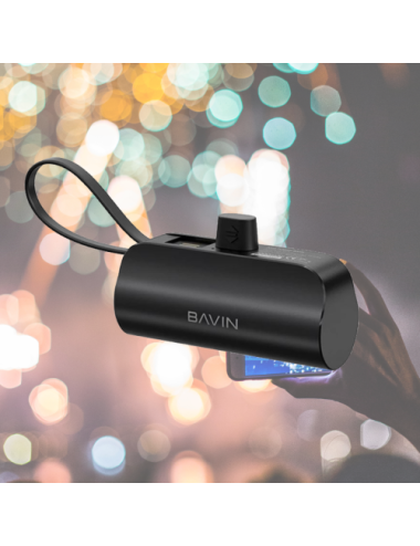 Mini Power Bank Lightninh 5.000mha 22.5W Bavin