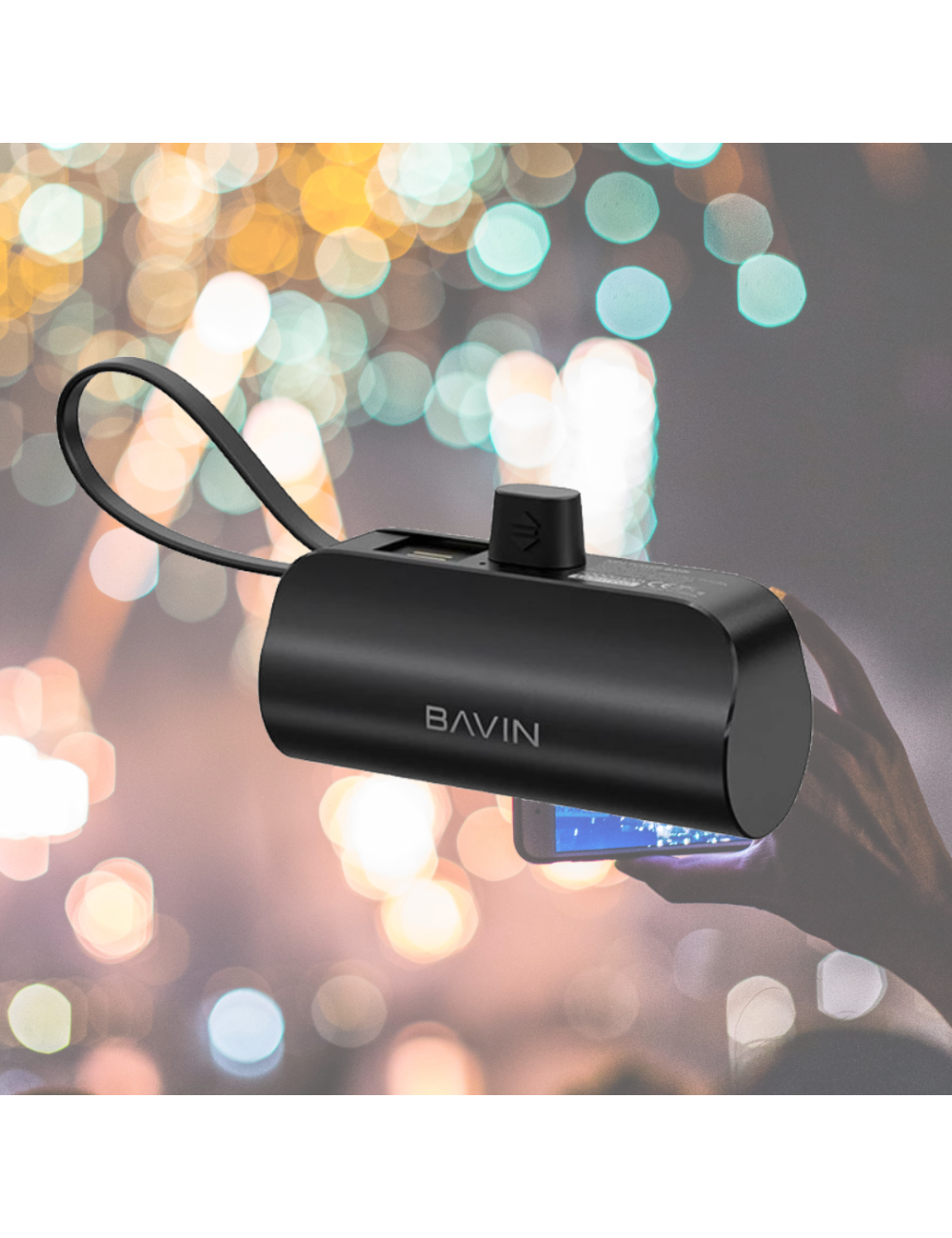 Mini Power Bank Lightninh 5.000mha 22.5W Bavin Mini Power Bank Lightninh 5.000mha 22.5W Bavin