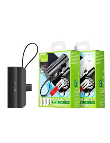 Mini Power Bank Lightninh 5.000mha 22.5W Bavin