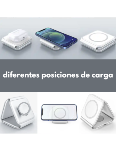 Cargador magnético 3 en 1