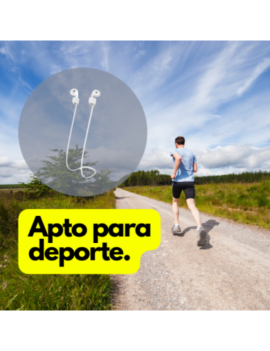 Pack 3 correas magnéticas antipérdida para auriculares inalámbricos, compatible con Airpods