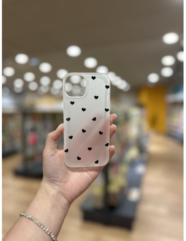 Funda corazones black hearts iPhone