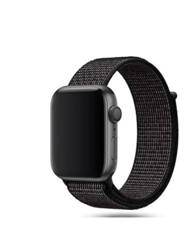 Correa AppleWatch Velcro 42mm 44mm color Negro