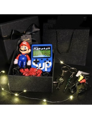 Mini Consola Sup Game Box Retro Azul